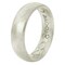 Groove Life Groove Life Unisex Thin Solid Round Metallic Pearl Wedding Band Silicone Water Resistant R1-113-08 - alternate 3